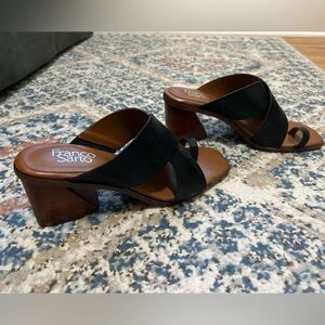 Franco Sarto block heel sandal - never worn!